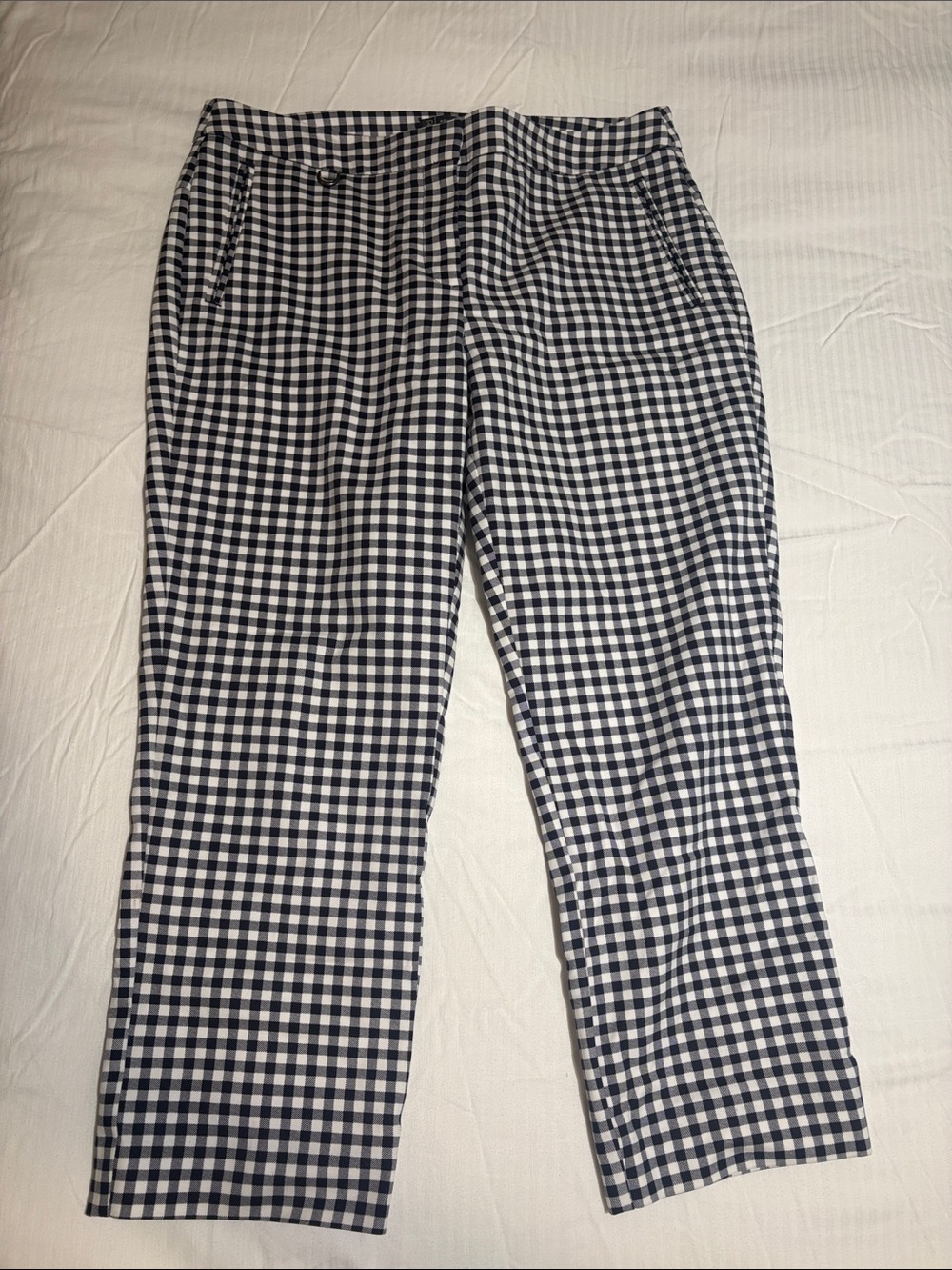 Gingham Capris